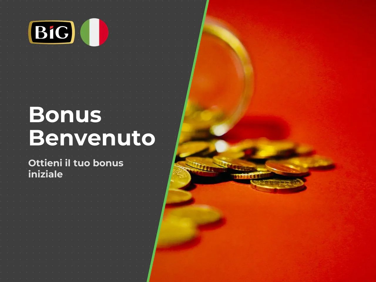 Bonus per nuovi giocatori dopo registrazione