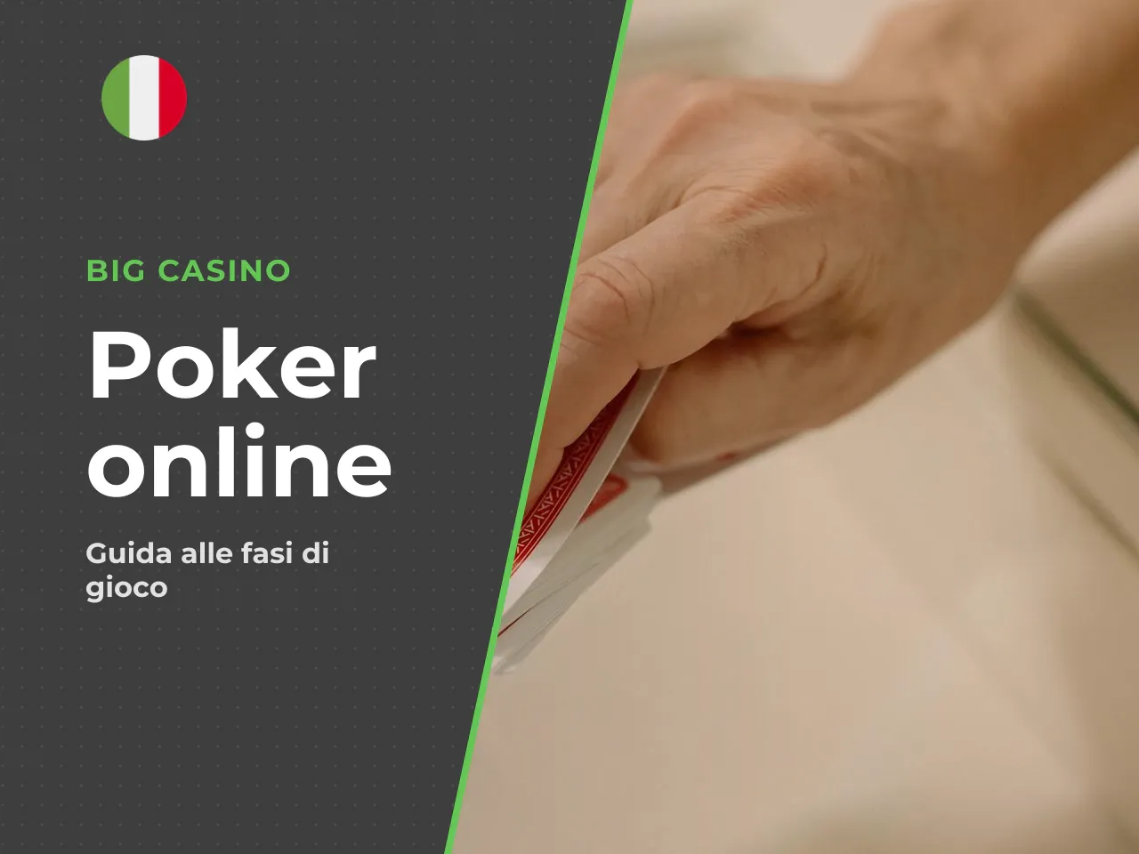 Le fasi di gioco nel poker