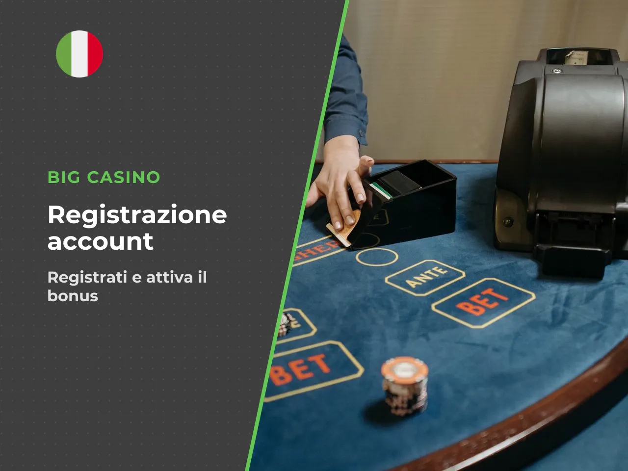 Registrazione del conto e attivazione del