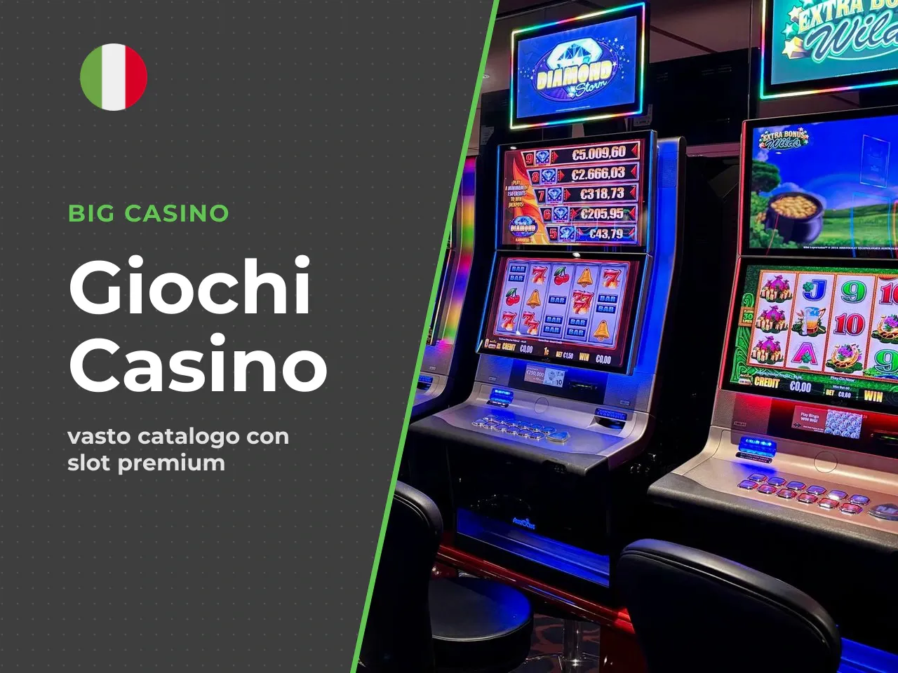 Game selection, software e supporto ai