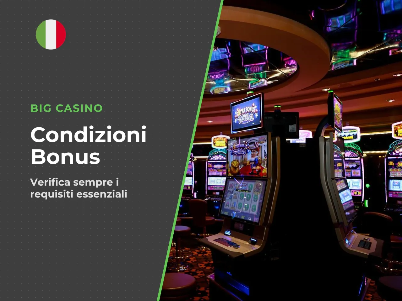 A cosa prestare attenzione nelle offerte dei casinò. Prima di attivare una promozione, è necessario verificare le condizioni del bonus: il wagering (requisito di scommessa) e i limiti. In linea genera