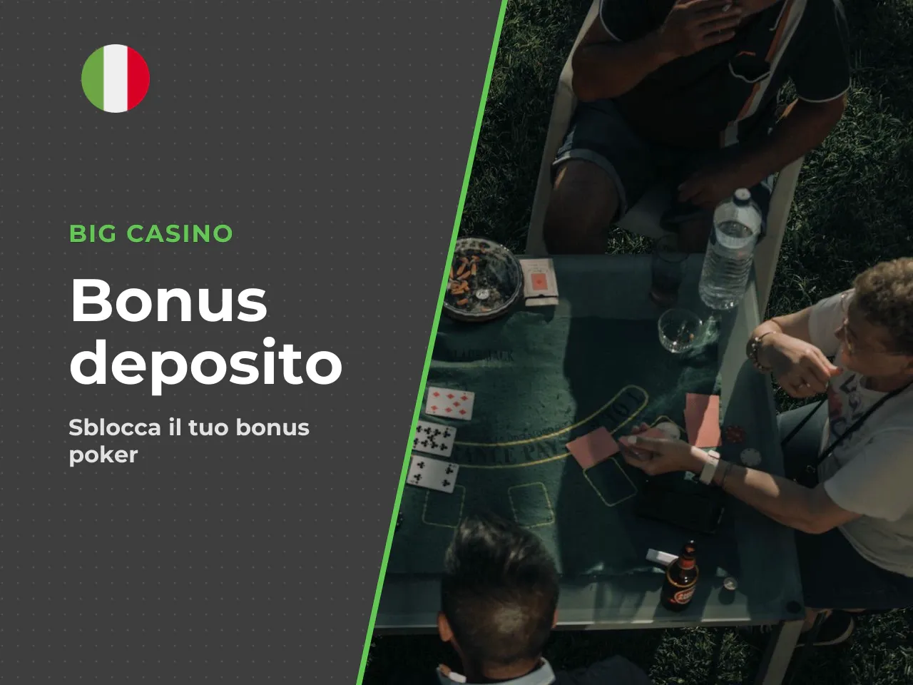 Bonus primo deposito e requisiti da controllare. Il bonus primo deposito blocca una cifra che dev'essere sbloccata incrementando il tuo volume di gioco a poker o partecipando ai tornei. Per sbloccare