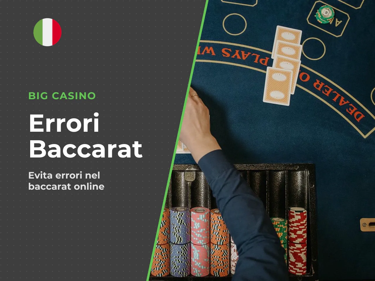 Errori comuni nel baccarat online e