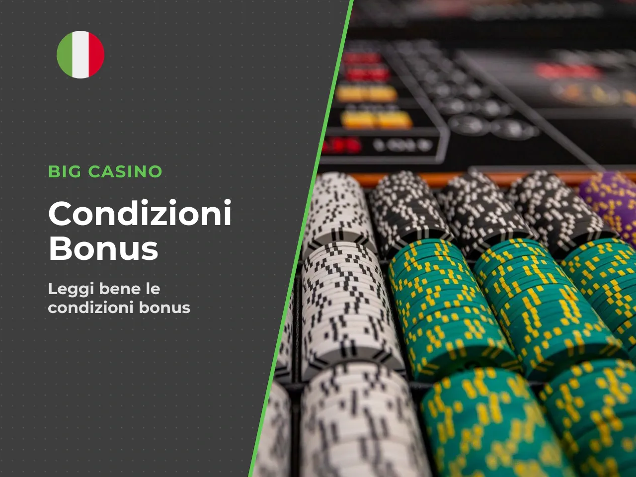 Requisiti di puntata e condizioni da
