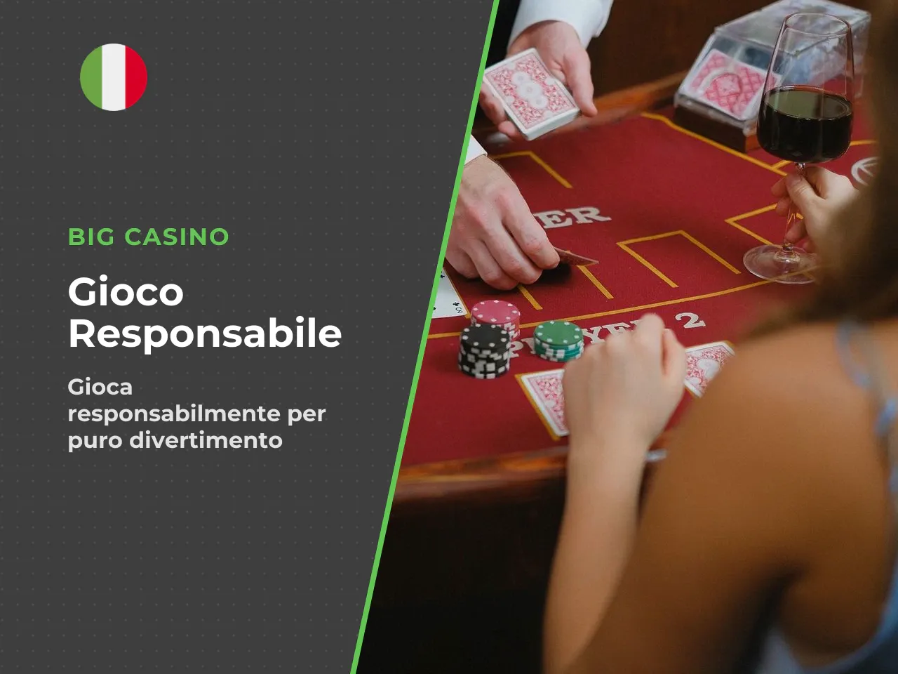 Giocare in modo responsabile. Il baccarat