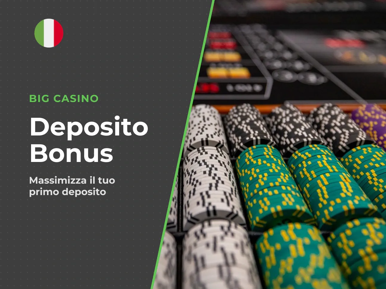 Fare il primo deposito e scegliere