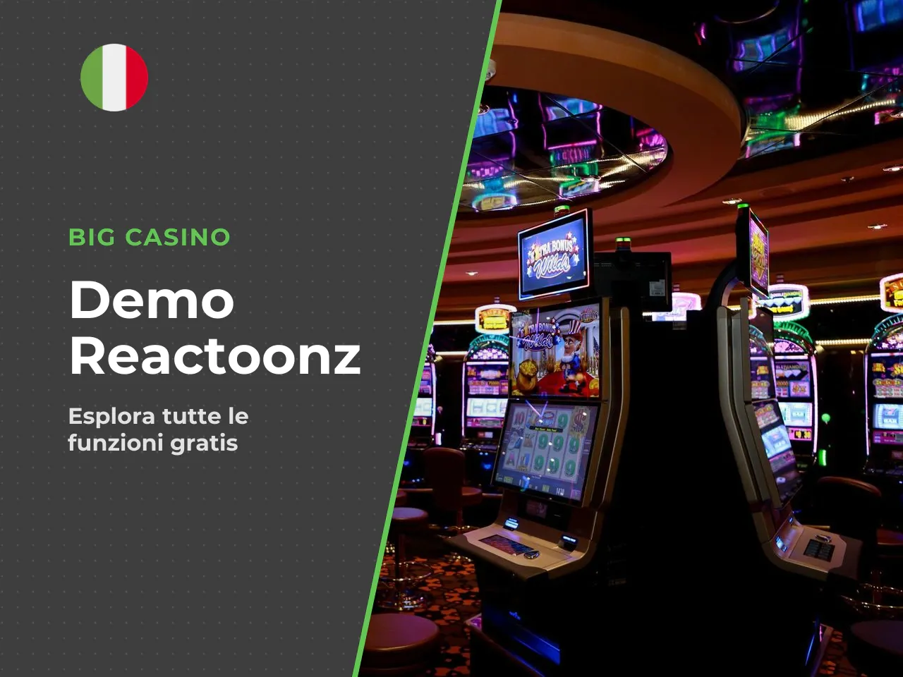 Quali funzioni sono disponibili nella Reactoonz