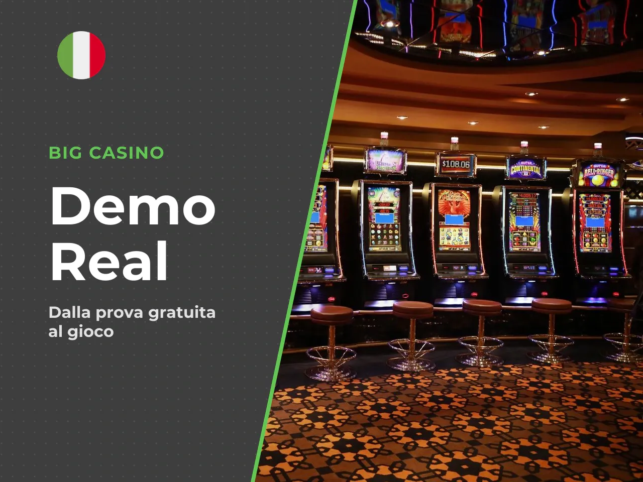 Demo, free play e accesso real