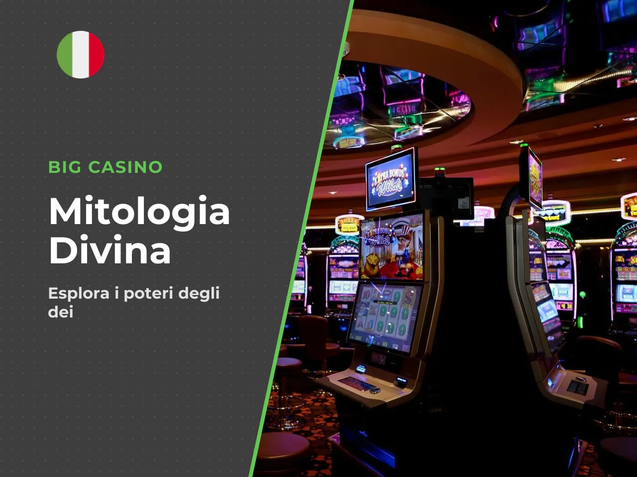 Theme, gods e stile del gioco. L'ambientazione è mitologia greca, con i tre dèi dell'Olimpo — Zeus, Poseidone e Ade — come protagonisti visivi e meccanici. Non è solo estetica: ogni god ha un ruolo at