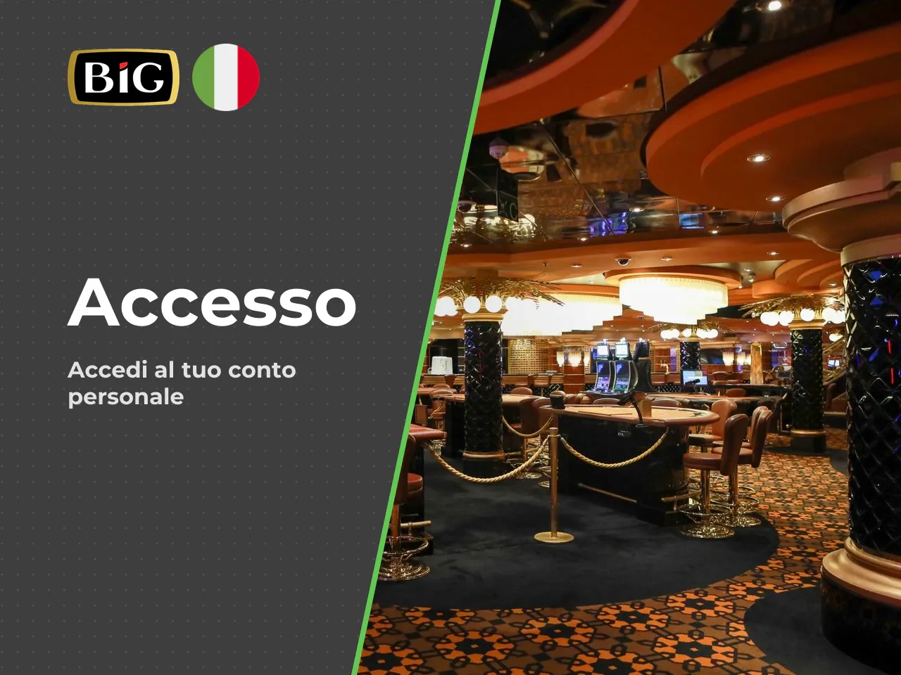 Come fare il login su Big